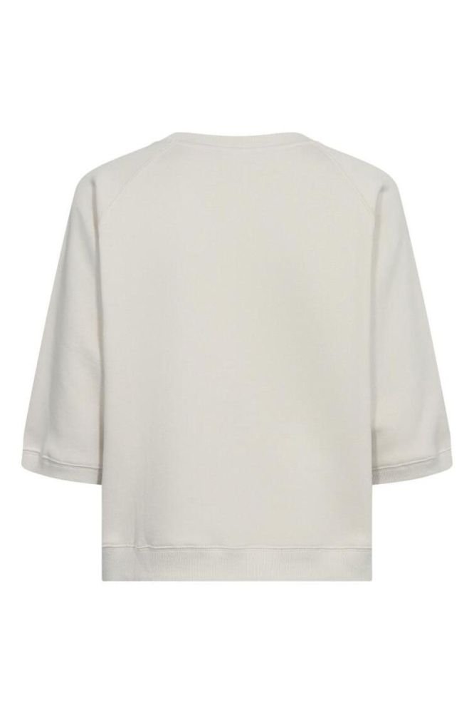 Freequent beige dames sweater | Achteraanzicht