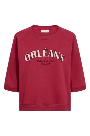 Freequent Trui FQCONNY-PULLOVER 211507 RED BUD w. PALE MAUVE