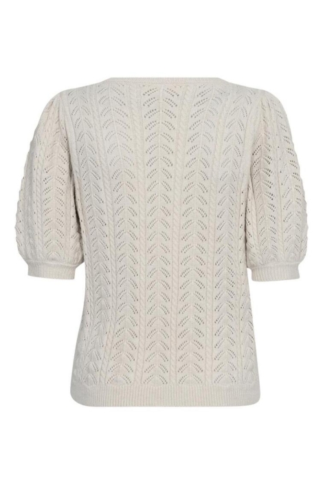 Freequent beige dames trui | Achteraanzicht