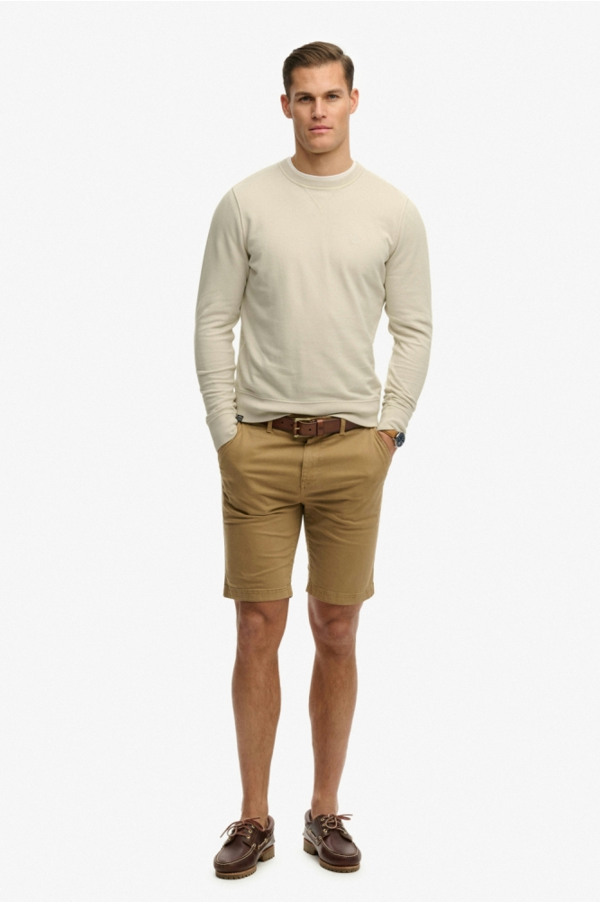 Superdry beige heren sweater | Model