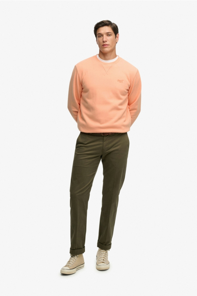 Superdry oranje heren sweater | Model