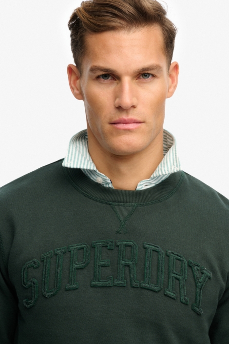Superdry groene heren sweater | Unique Selling Point