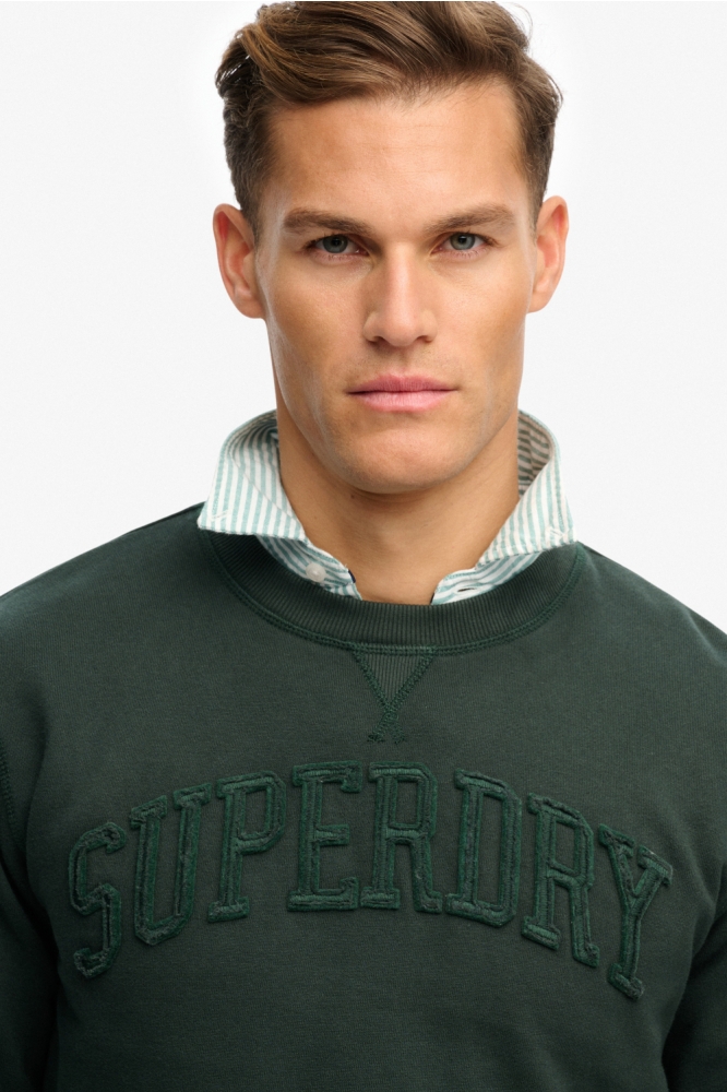 Superdry groene heren sweater | Unique Selling Point