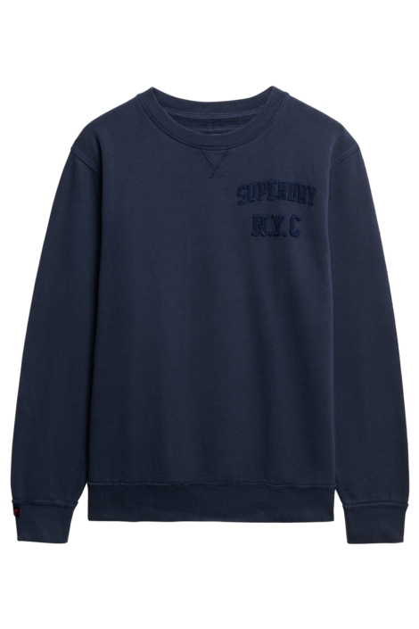 Superdry blauwe heren sweater | Vooraanzicht