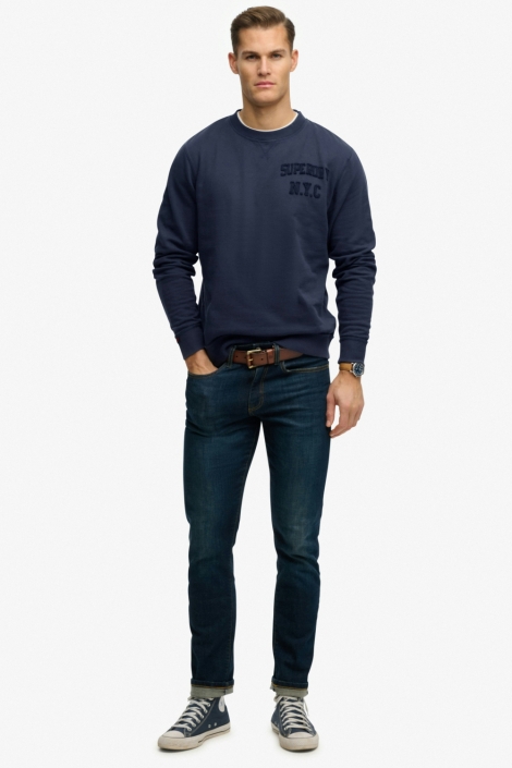 Superdry blauwe heren sweater | Model