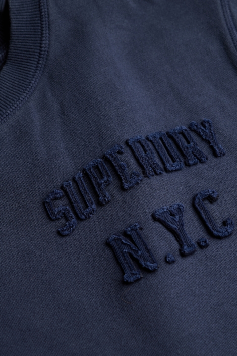 Superdry blauwe heren sweater | Kleurstaal