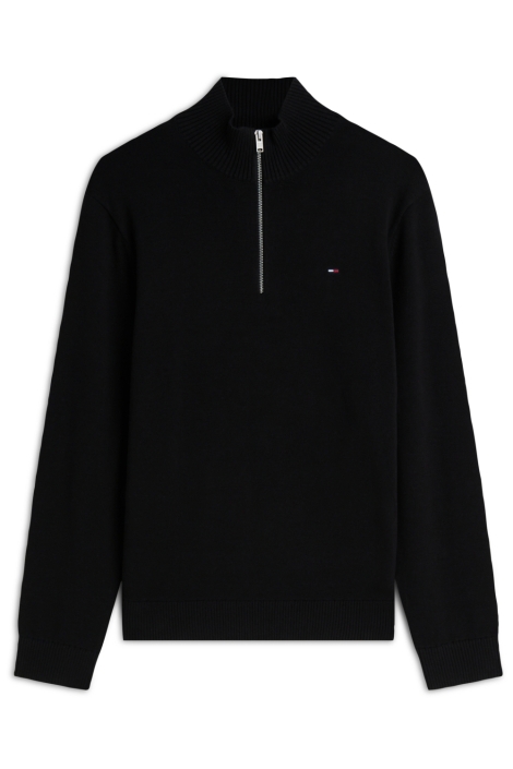 Tommy Jeans zwarte heren trui | Vooraanzicht