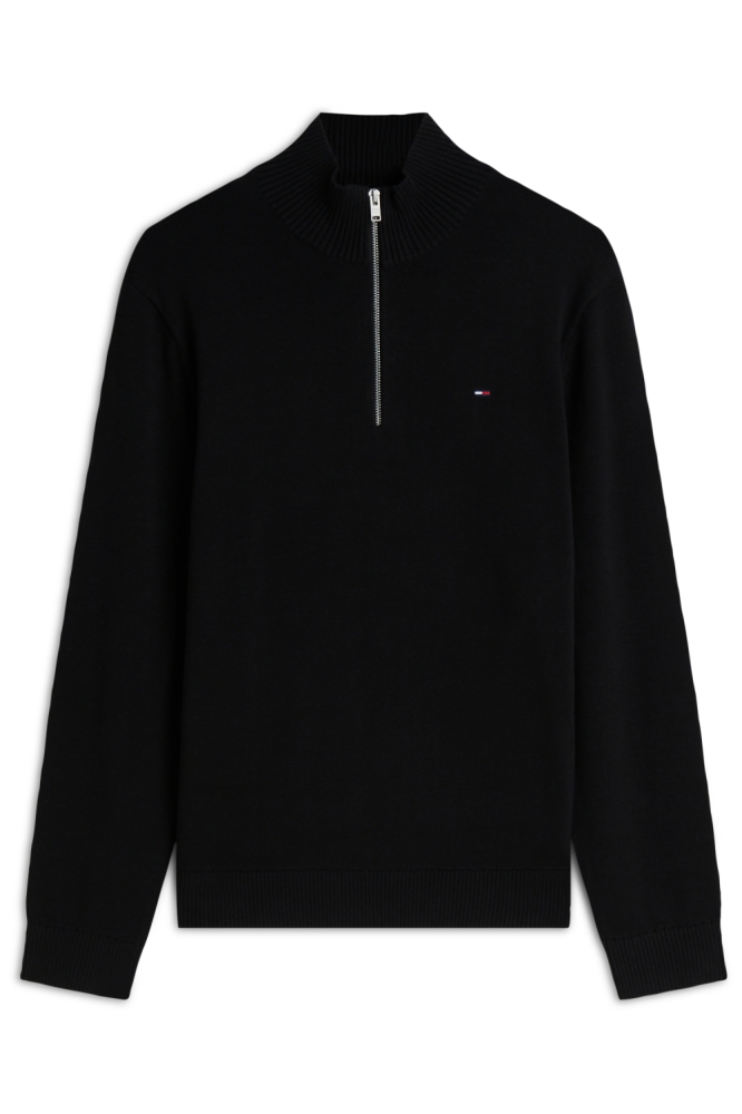 Tommy Jeans zwarte heren trui | Vooraanzicht