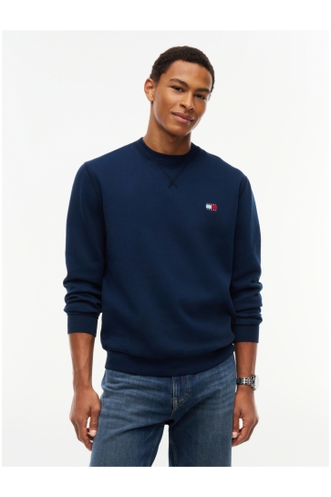 Tommy Jeans Trui TJM REG BADGE CREW EXT DM0DM23607 C1G DARK BLUE