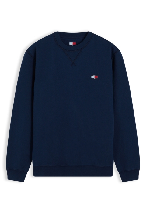 Tommy Jeans blauwe heren sweater | Vooraanzicht