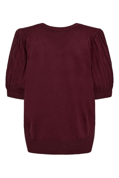 Freequent bordeaux dames trui | Achteraanzicht