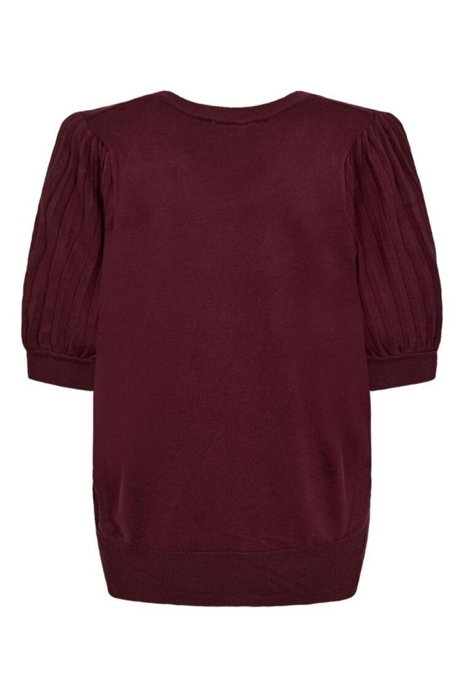 Freequent bordeaux dames trui | Achteraanzicht