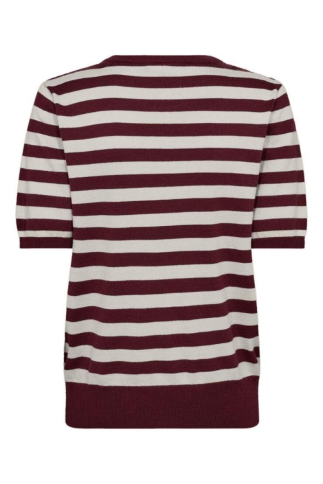 Freequent bordeaux dames trui | Achteraanzicht