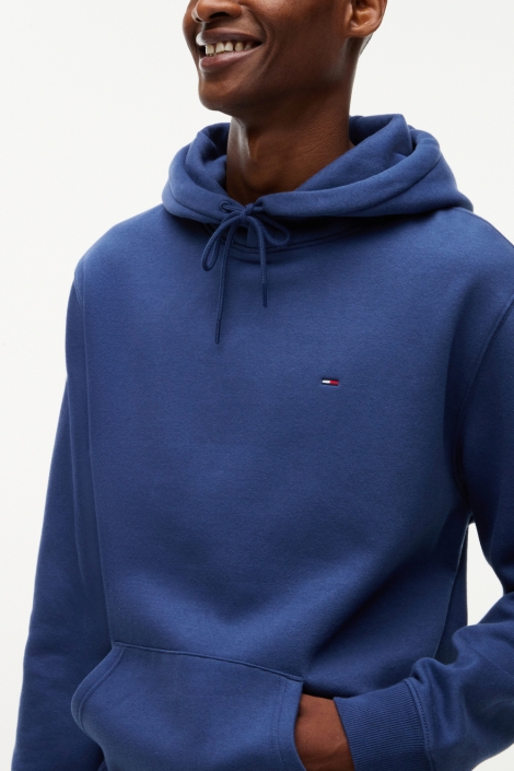 Tommy Jeans blauwe heren sweater | Close up