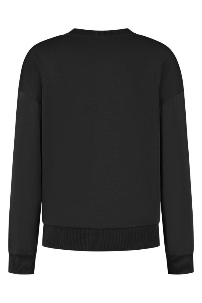 Lady Day zwarte dames sweater | Achteraanzicht