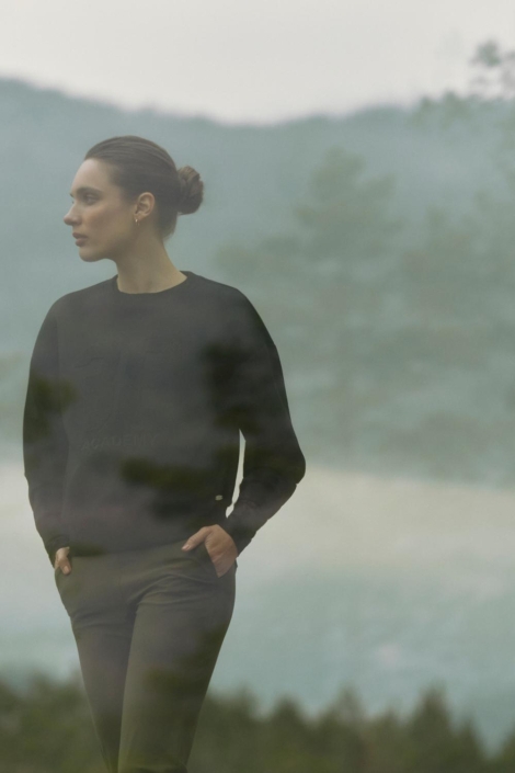 Lady Day zwarte dames sweater | Sfeerbeeld, In situatie