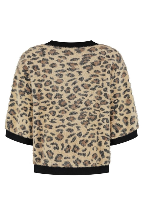 Lady Day camel dames trui | Achteraanzicht