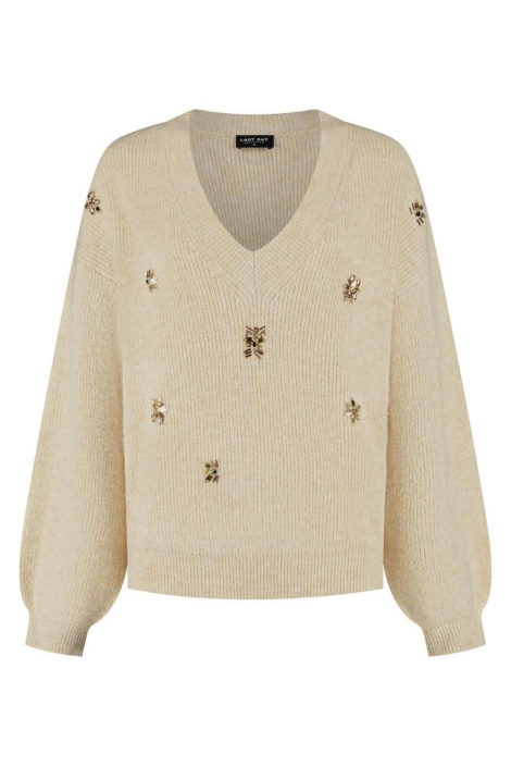 Lady Day beige dames trui | Vooraanzicht