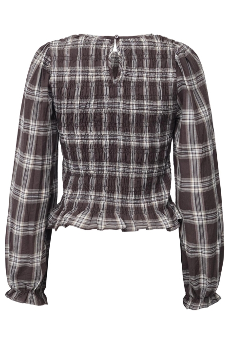 SisterS point bruine dames blouse | Achteraanzicht