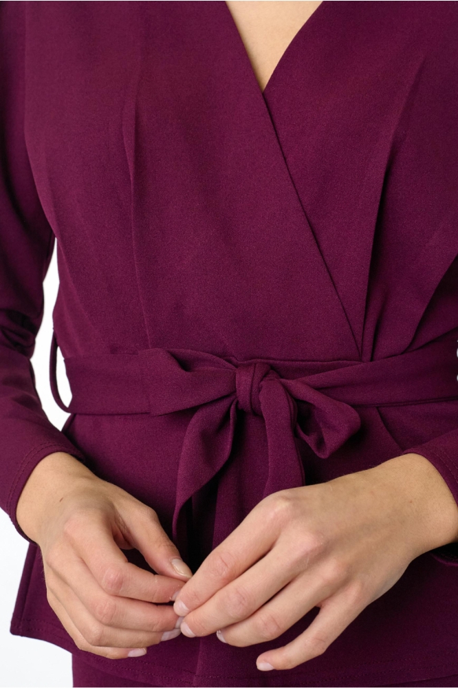 SisterS point bordeaux dames t-shirt | Close up