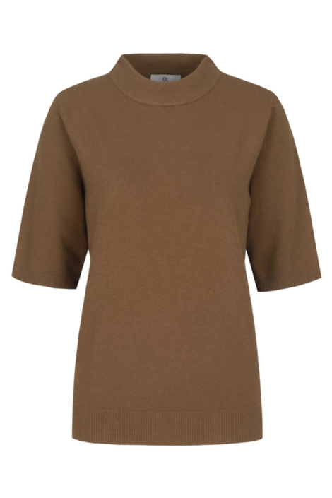C&S The Label bruine dames trui | Vooraanzicht