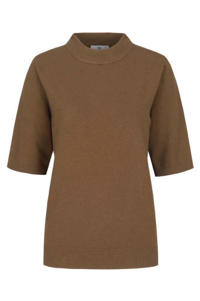 C&S The Label bruine dames trui | Vooraanzicht
