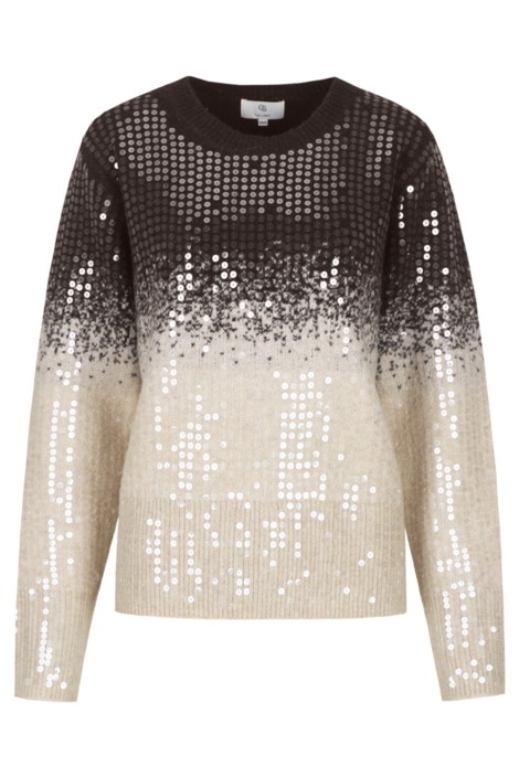 C&S The Label bruine dames trui | Vooraanzicht