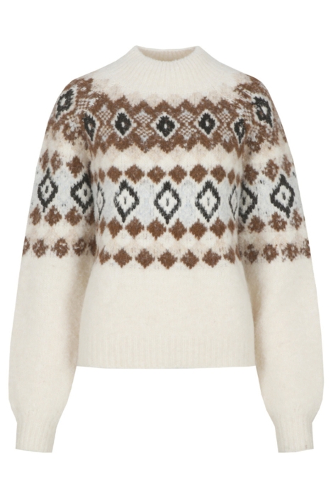C&S The Label zand dames trui | Vooraanzicht