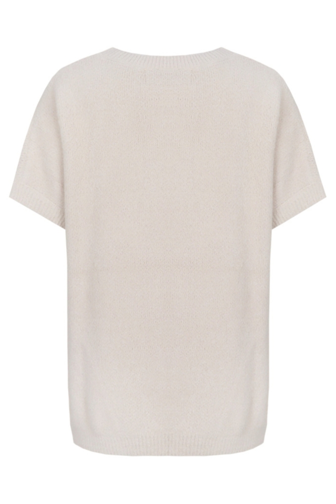 C&S The Label beige dames trui | Achteraanzicht