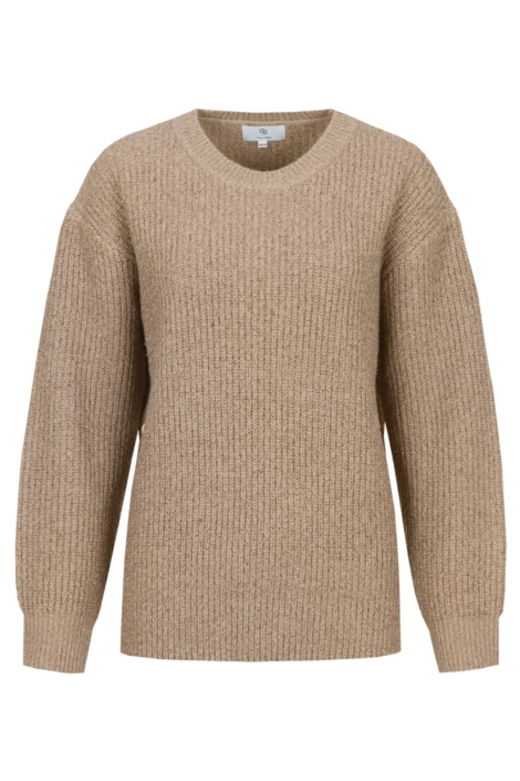 C&S The Label camel dames trui | Vooraanzicht