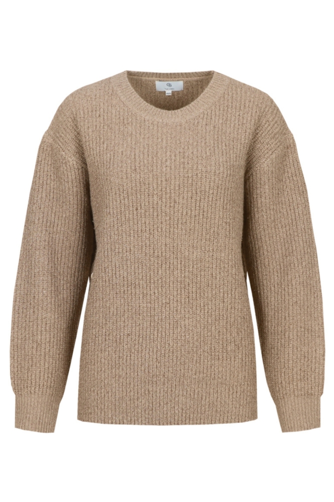 C&S The Label camel dames trui | Vooraanzicht