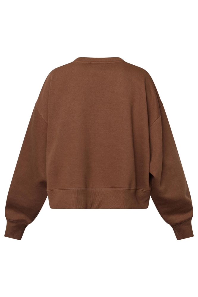 SisterS point bruine dames sweater | Achteraanzicht