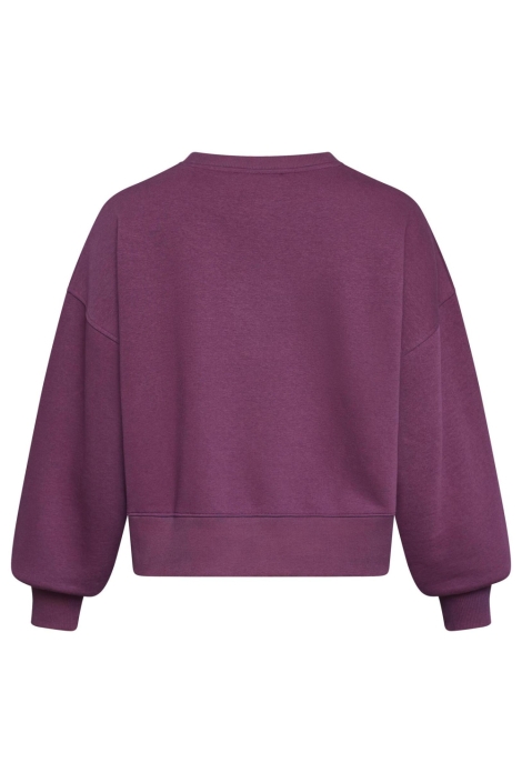 SisterS point paarse dames sweater | Achteraanzicht