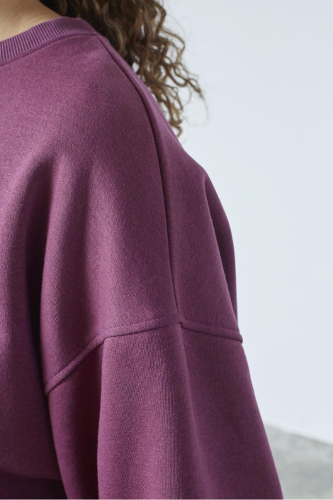 SisterS point paarse dames sweater | Close up