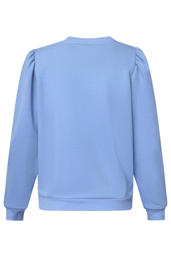 SisterS point blauwe dames sweater | Achteraanzicht