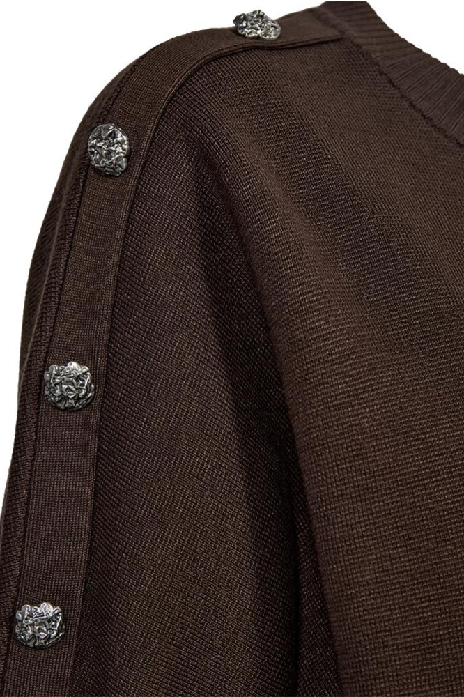 Freequent bruine dames trui | Close up