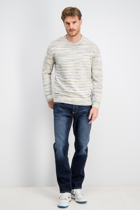 Gabbiano beige heren trui | Model