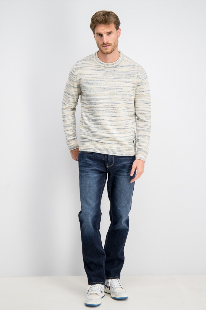 Gabbiano beige heren trui | Model