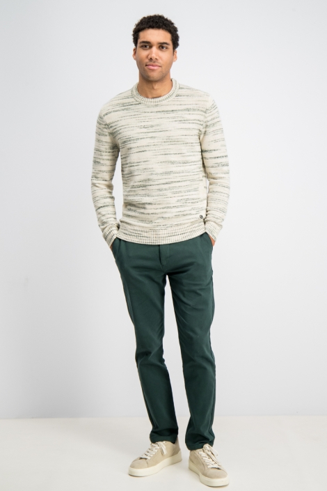 Gabbiano beige heren trui | Model