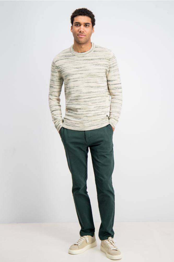 Gabbiano beige heren trui | Model