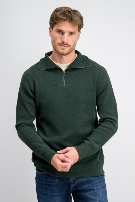 Gabbiano groene heren trui | Model vooraanzicht