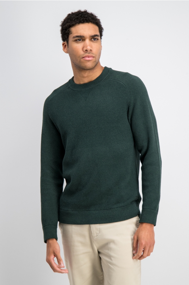 Gabbiano groene heren trui | Model vooraanzicht