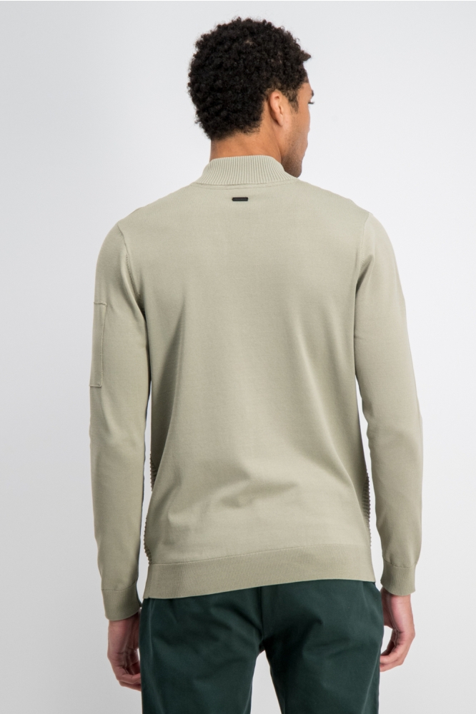 Gabbiano groene heren trui | Model achteraanzicht