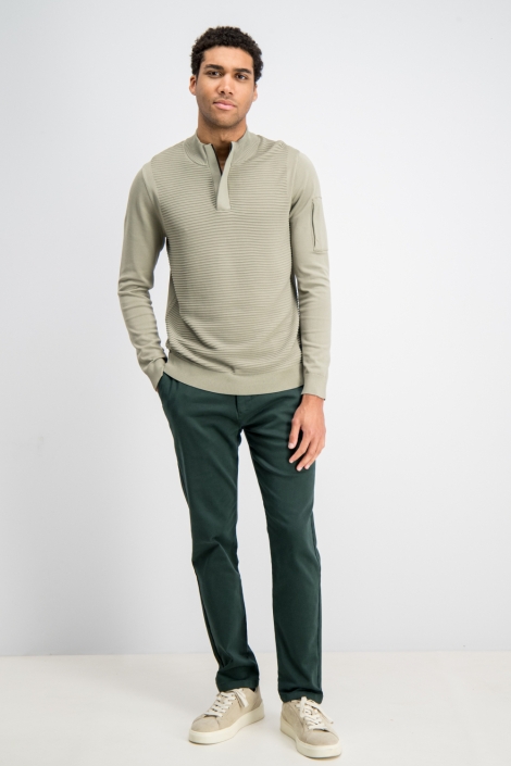Gabbiano groene heren trui | Model