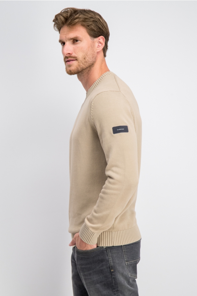 Gabbiano camel heren trui | Model zijaanzicht