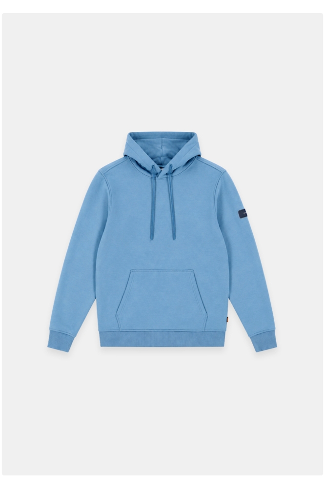 Gabbiano blauwe heren sweater | Vooraanzicht