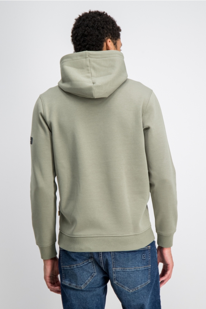 Gabbiano groene heren sweater | Model achteraanzicht