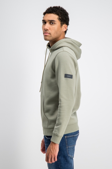 Gabbiano groene heren sweater | Model zijaanzicht