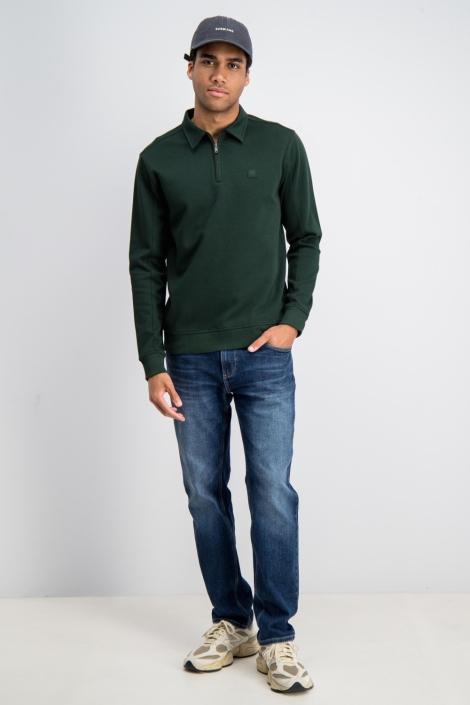 Gabbiano groene heren trui | Model
