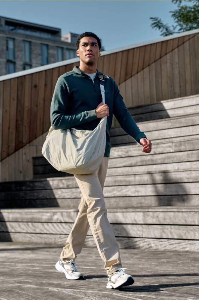 Gabbiano groene heren sweater | Sfeerbeeld, In situatie